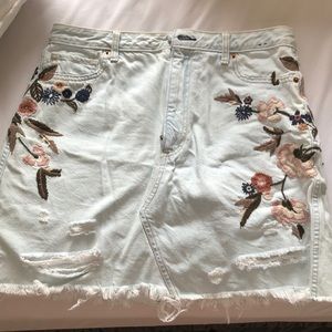 Abercrombie and Fitch Jean Skirt
